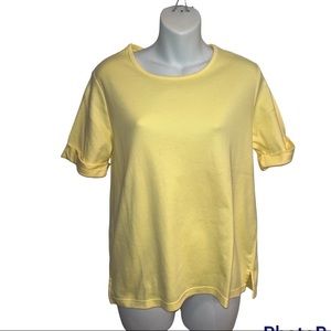 Drapers & Damons Tee shirt in yellow. Size MP